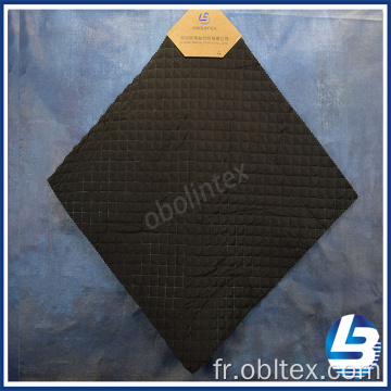 Tissu de courtepointure ultrasonique de la mémoire en polyester obl20-Q-029